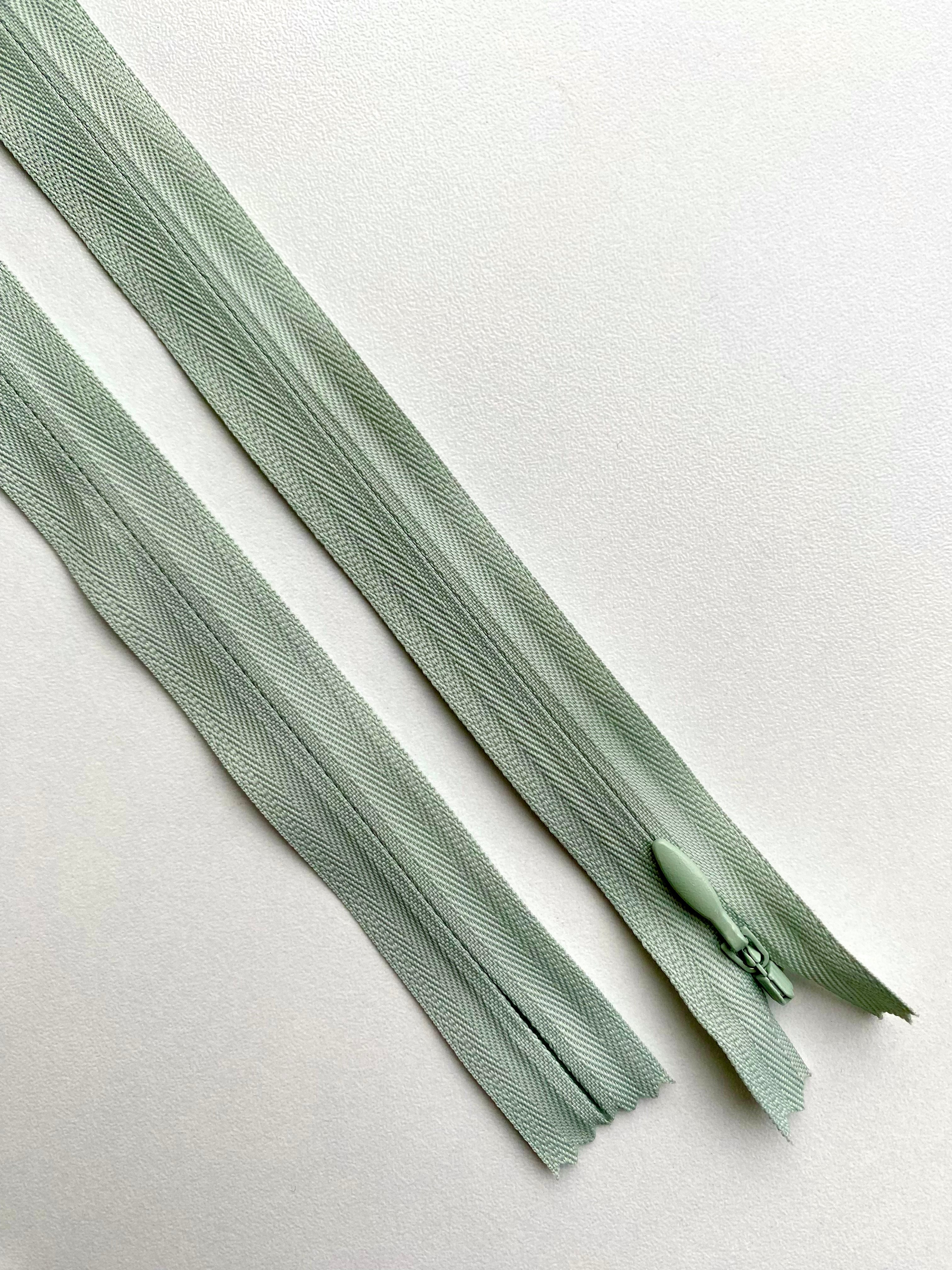 Duck Egg Green Premium Hidden Zipper - 70 cm Length