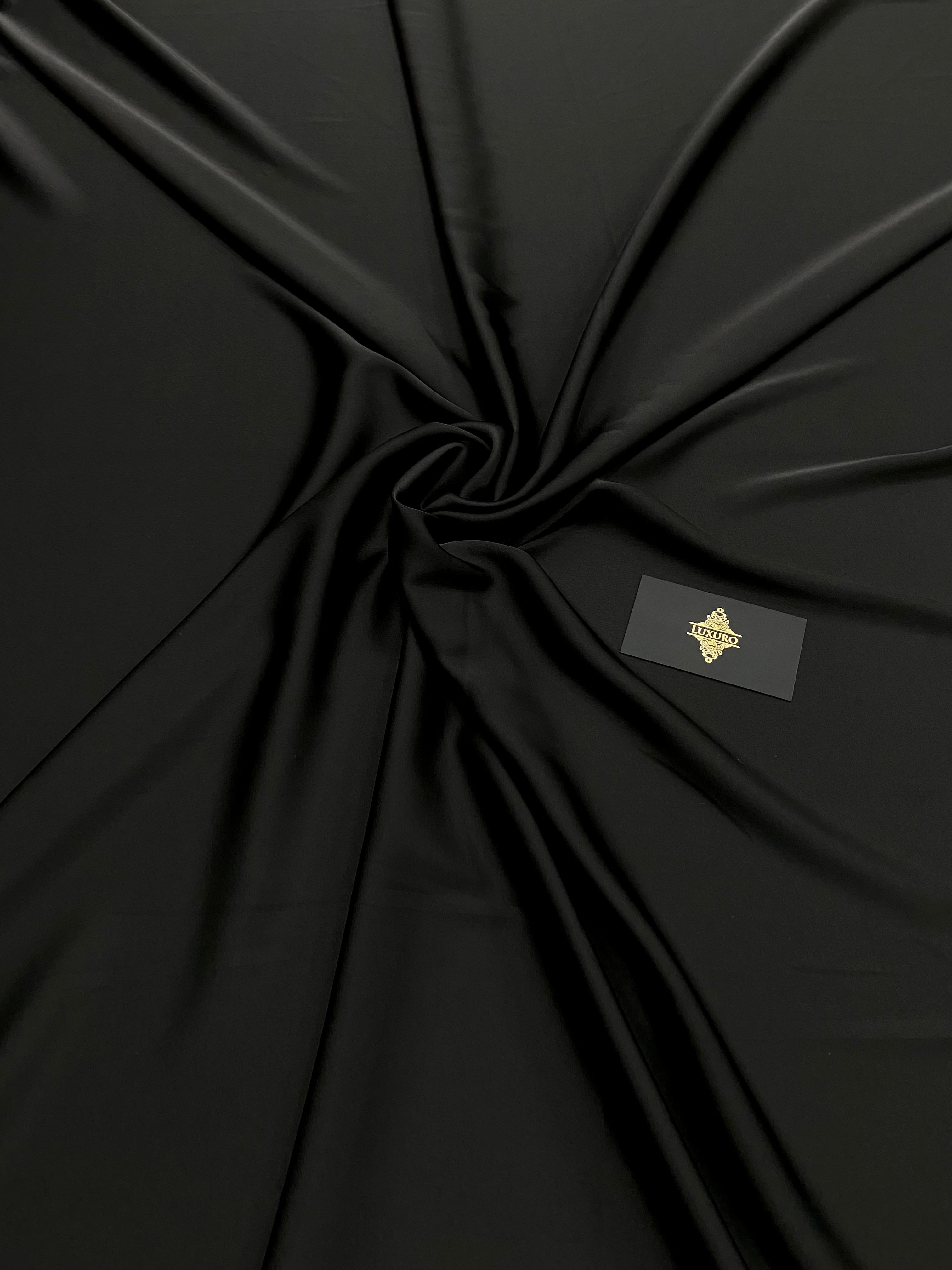 Satin Elastic Matasos Premium Negru