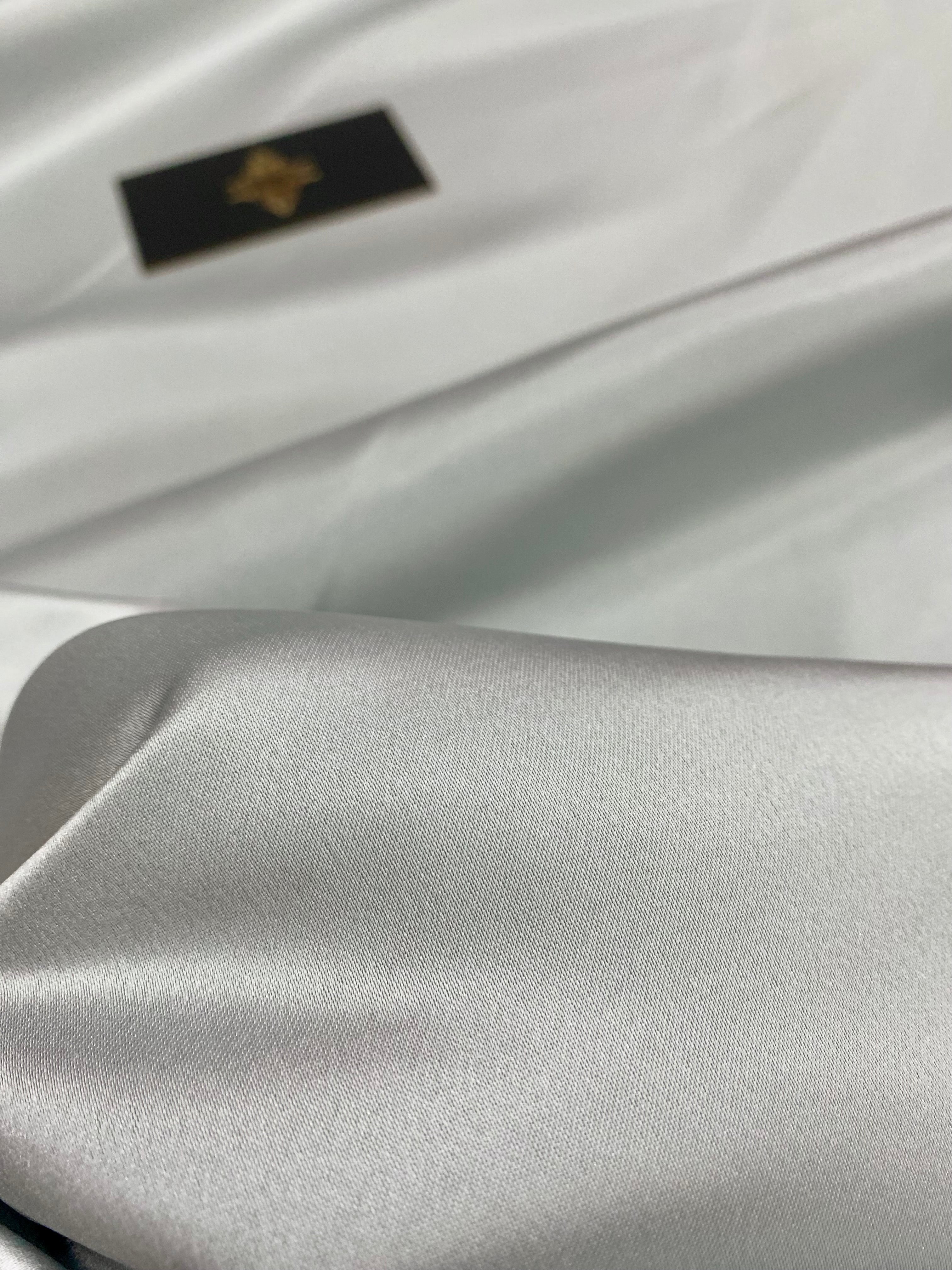 Premium Fixed Taffeta Silver Pearl