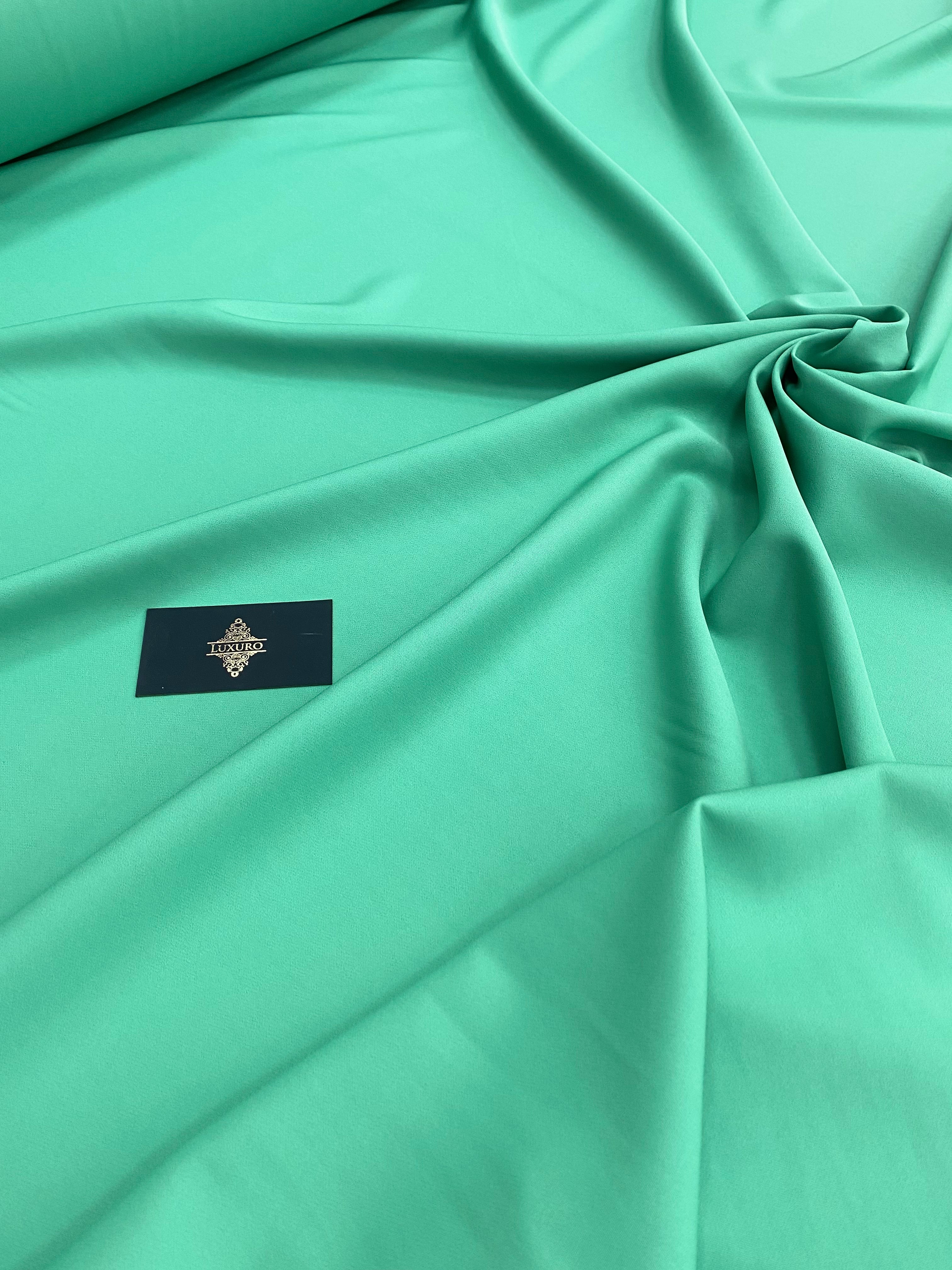 Barbie Premium Stretch Crepe Light Navy Green