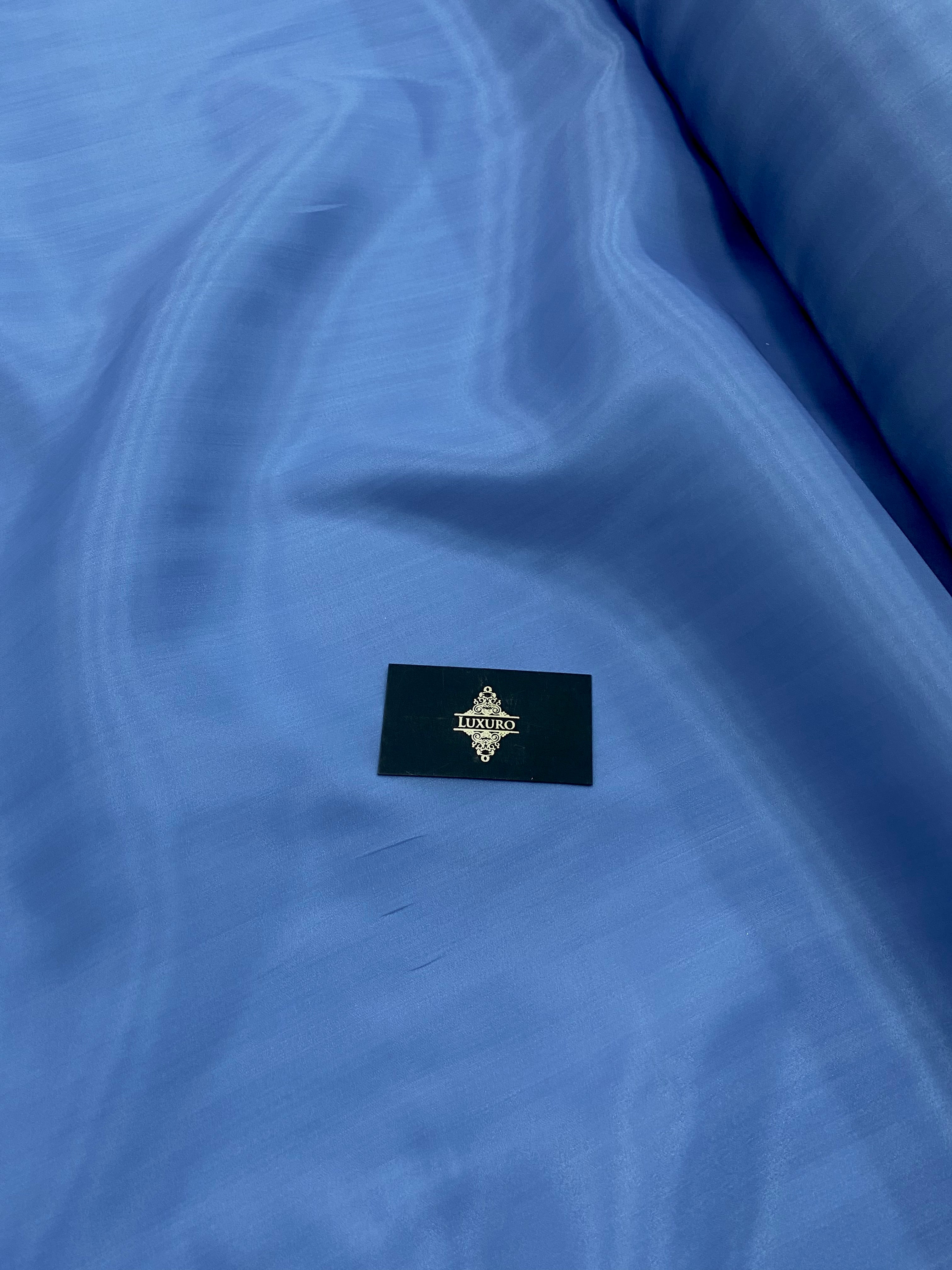 Organza gyöngyházkék - 3 m szélesség