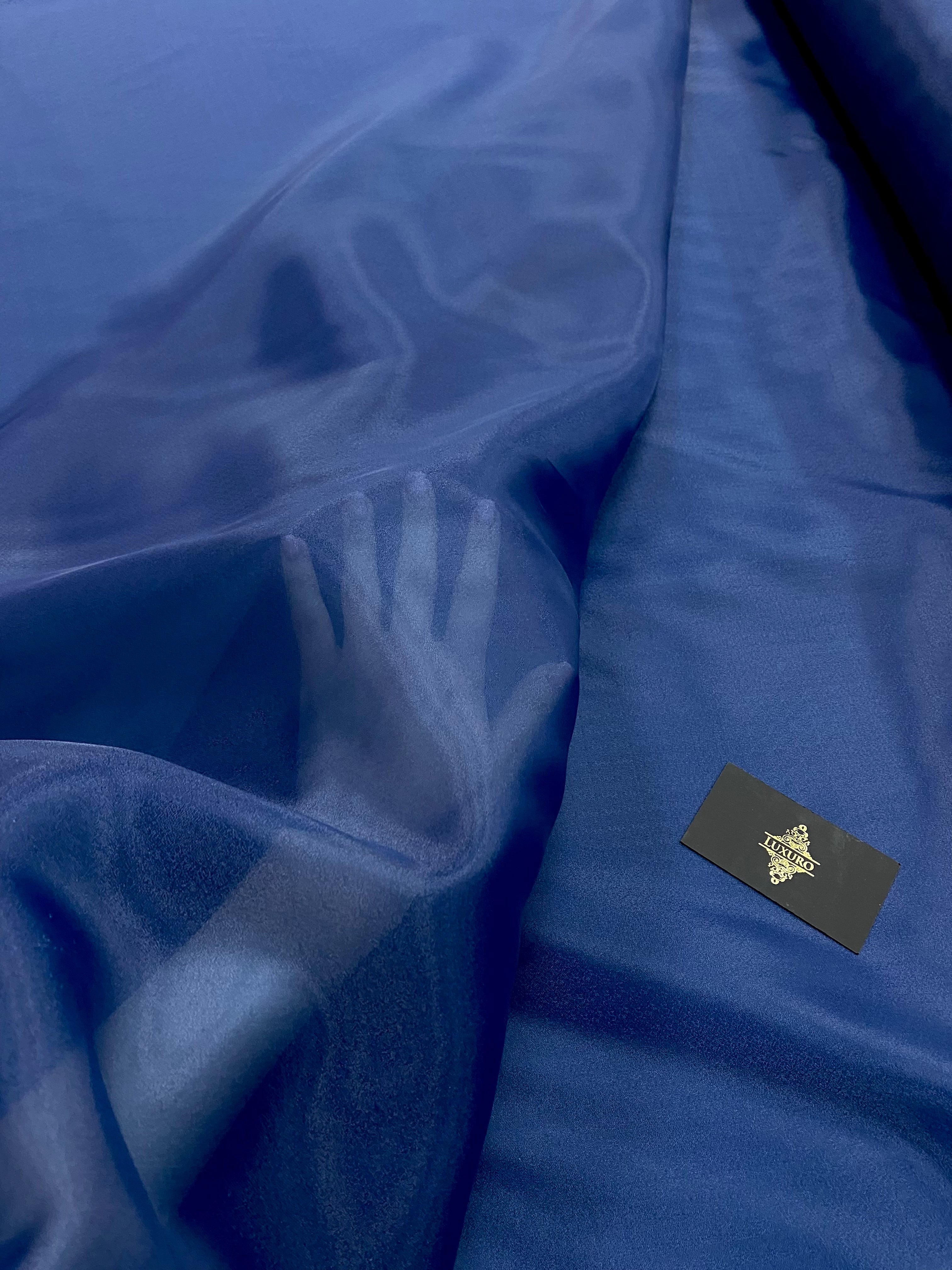 Organza gyöngyházkék - 3 m szélesség