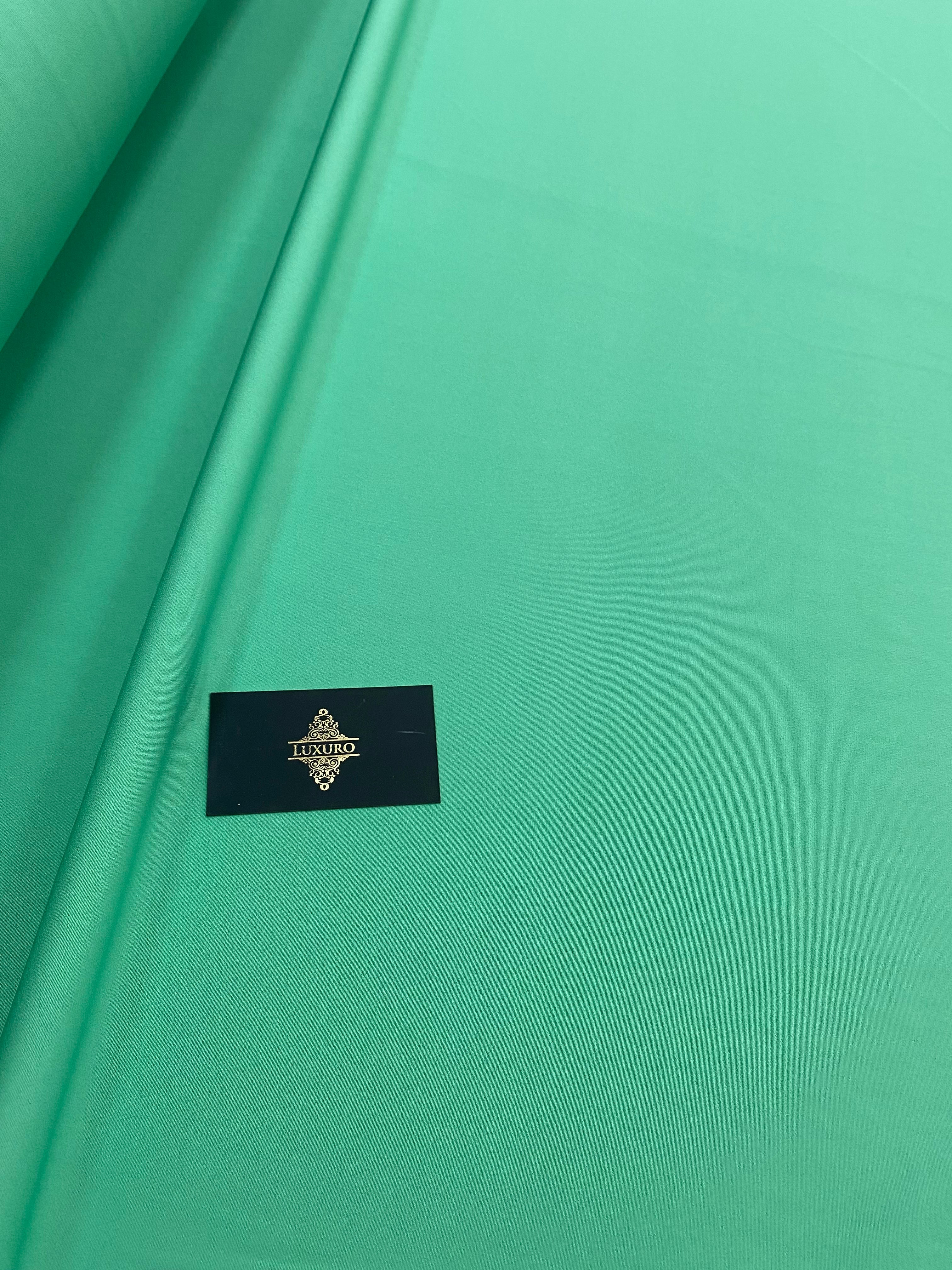 Barbie Premium Stretch Crepe Light Navy Green