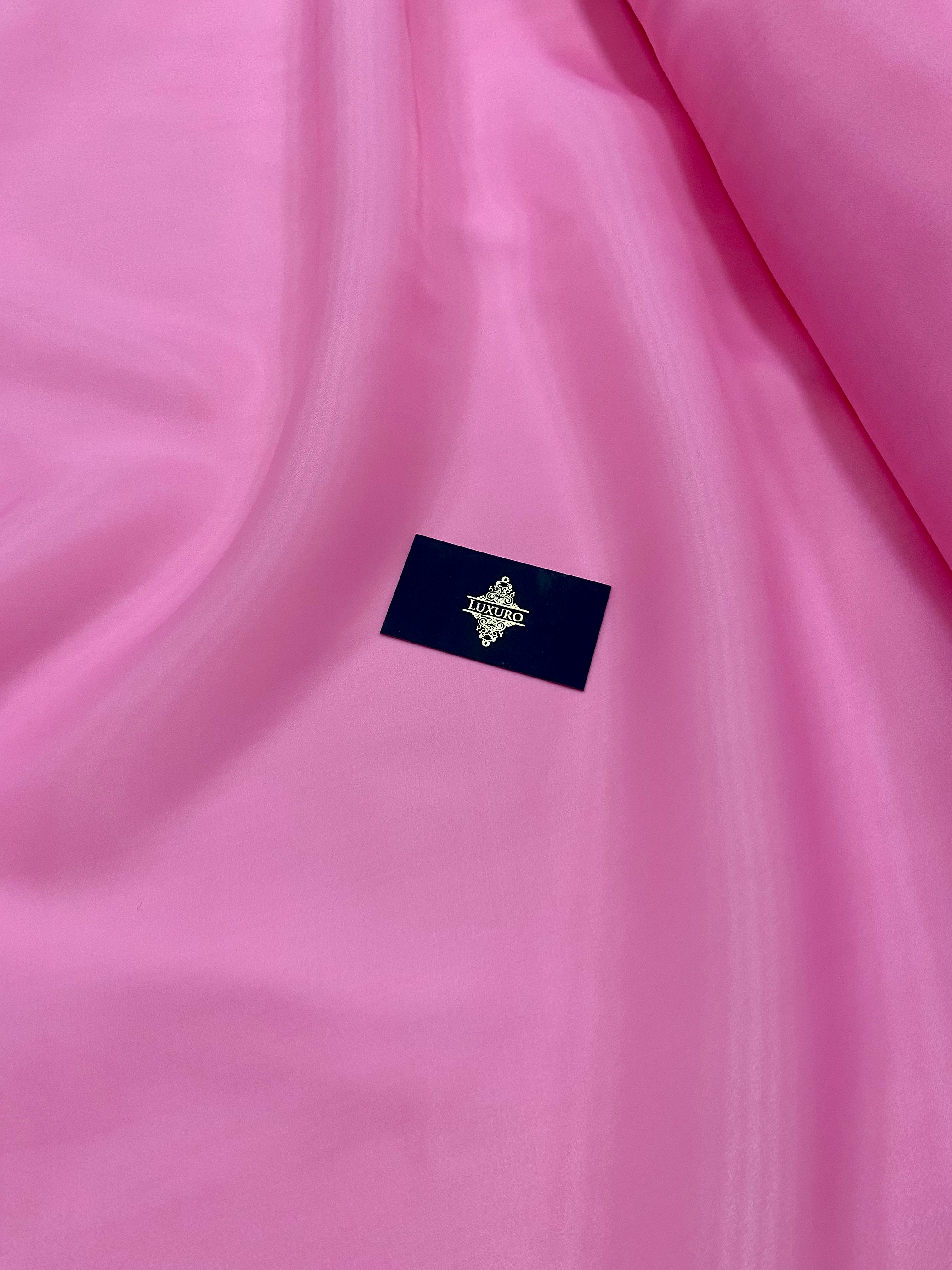 Organza Gyöngyház Rózsaszín Bonbon - 3 m Szélesség