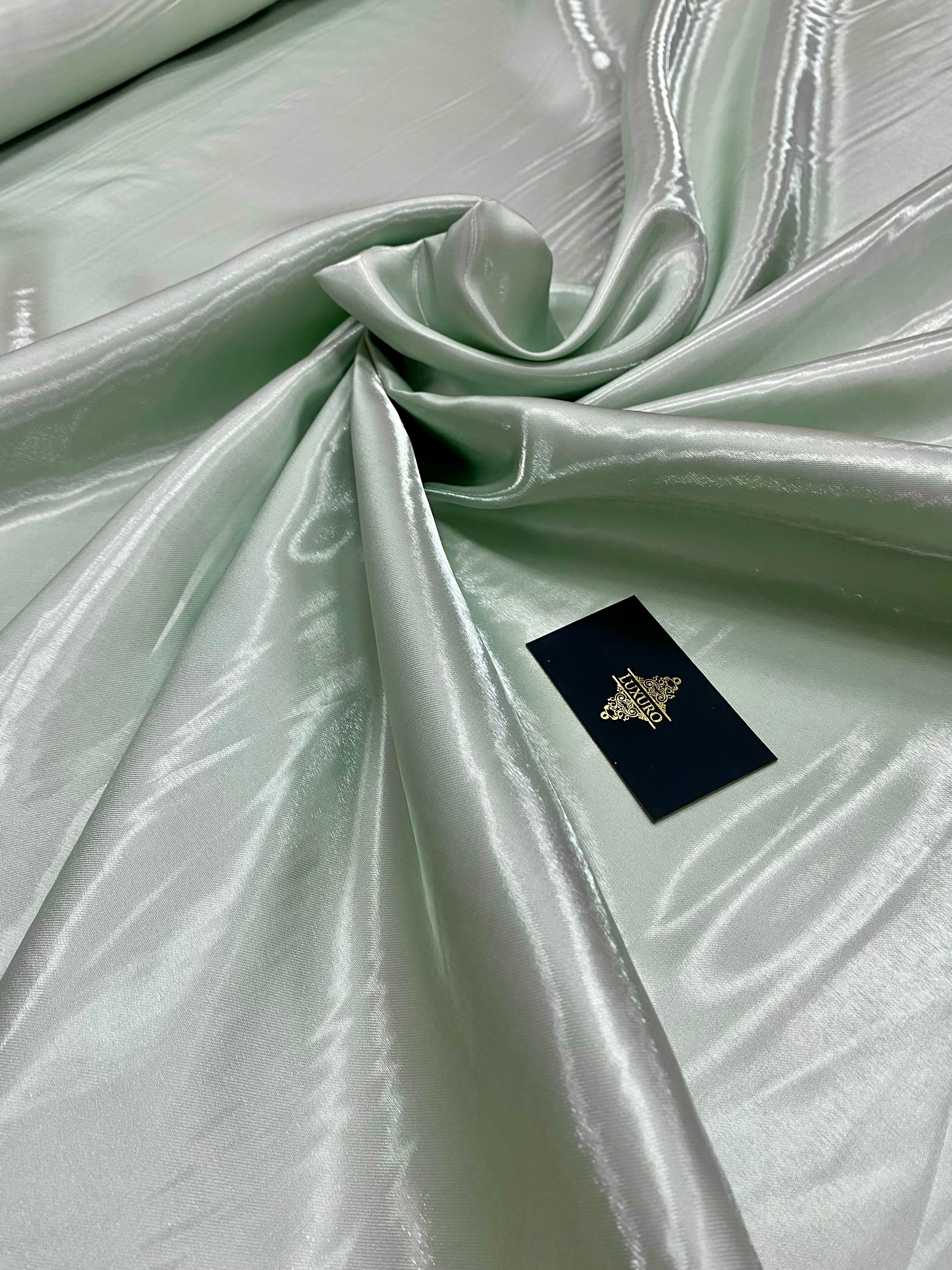 Zöld Kacsa Tojás Színű Folyékony Satin Fix