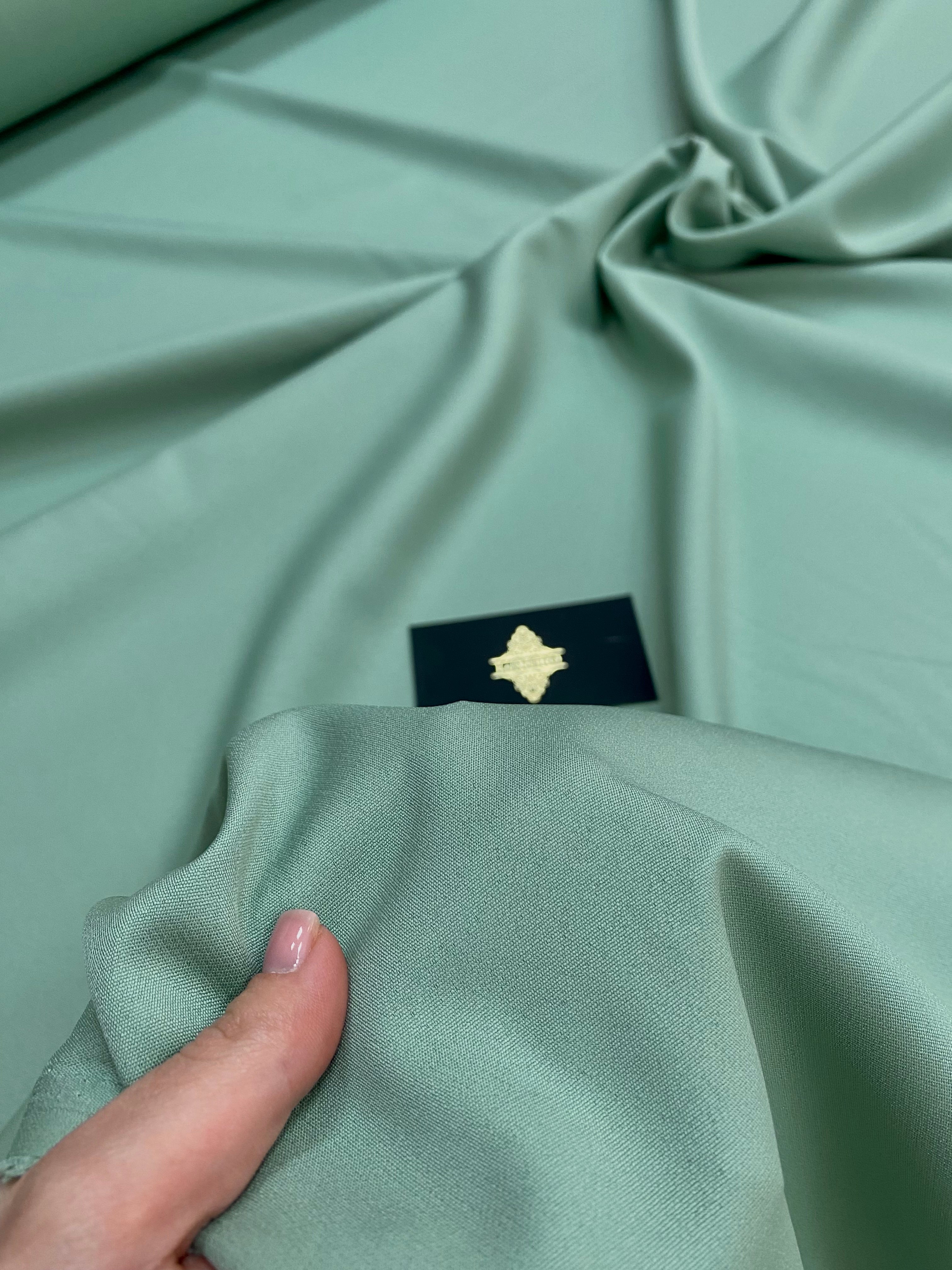 Elastic Crepe Barbie Premium Duck Egg Green