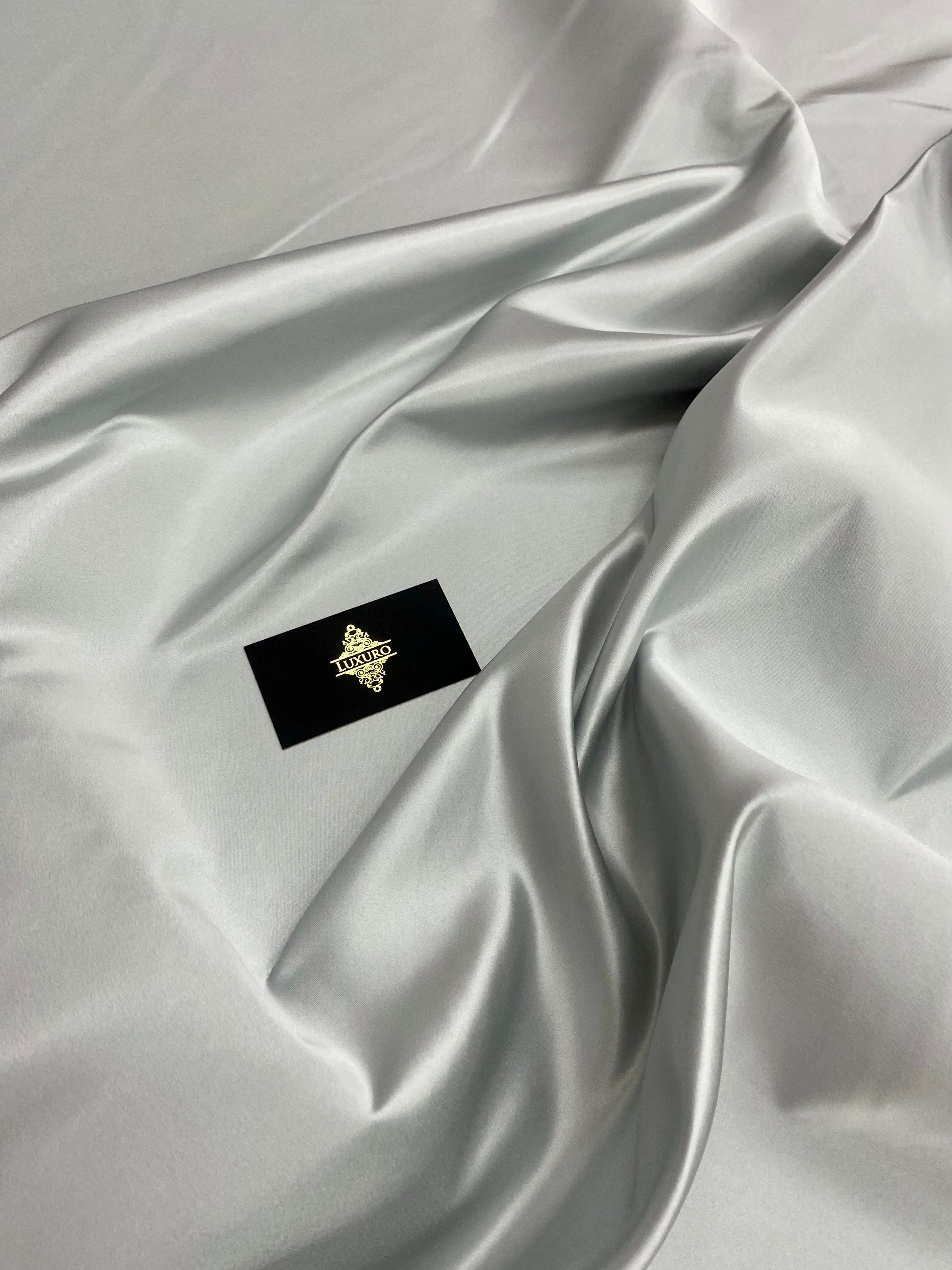 Premium Fixed Taffeta Silver Pearl