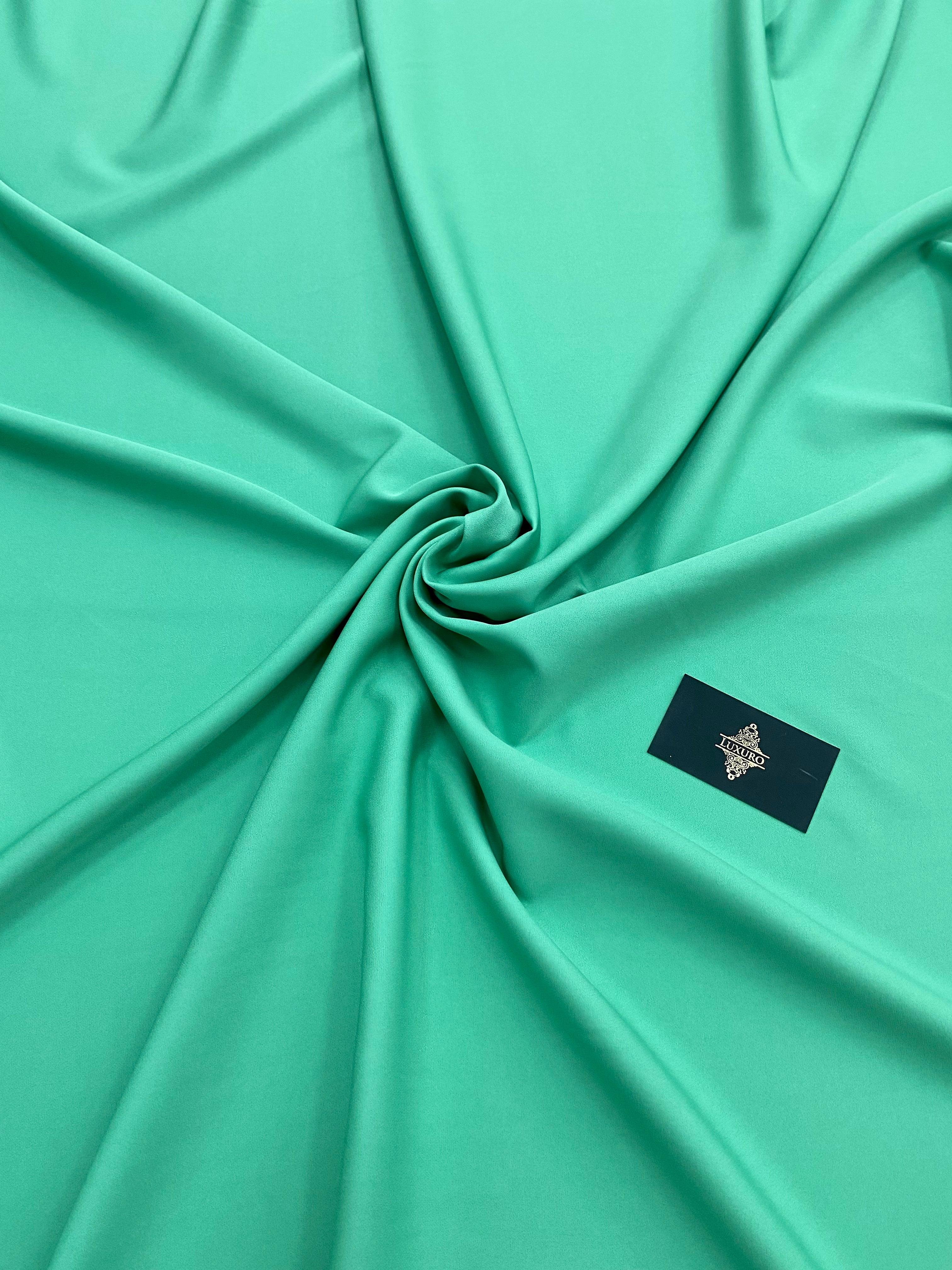 Barbie Premium Stretch Crepe Light Navy Green