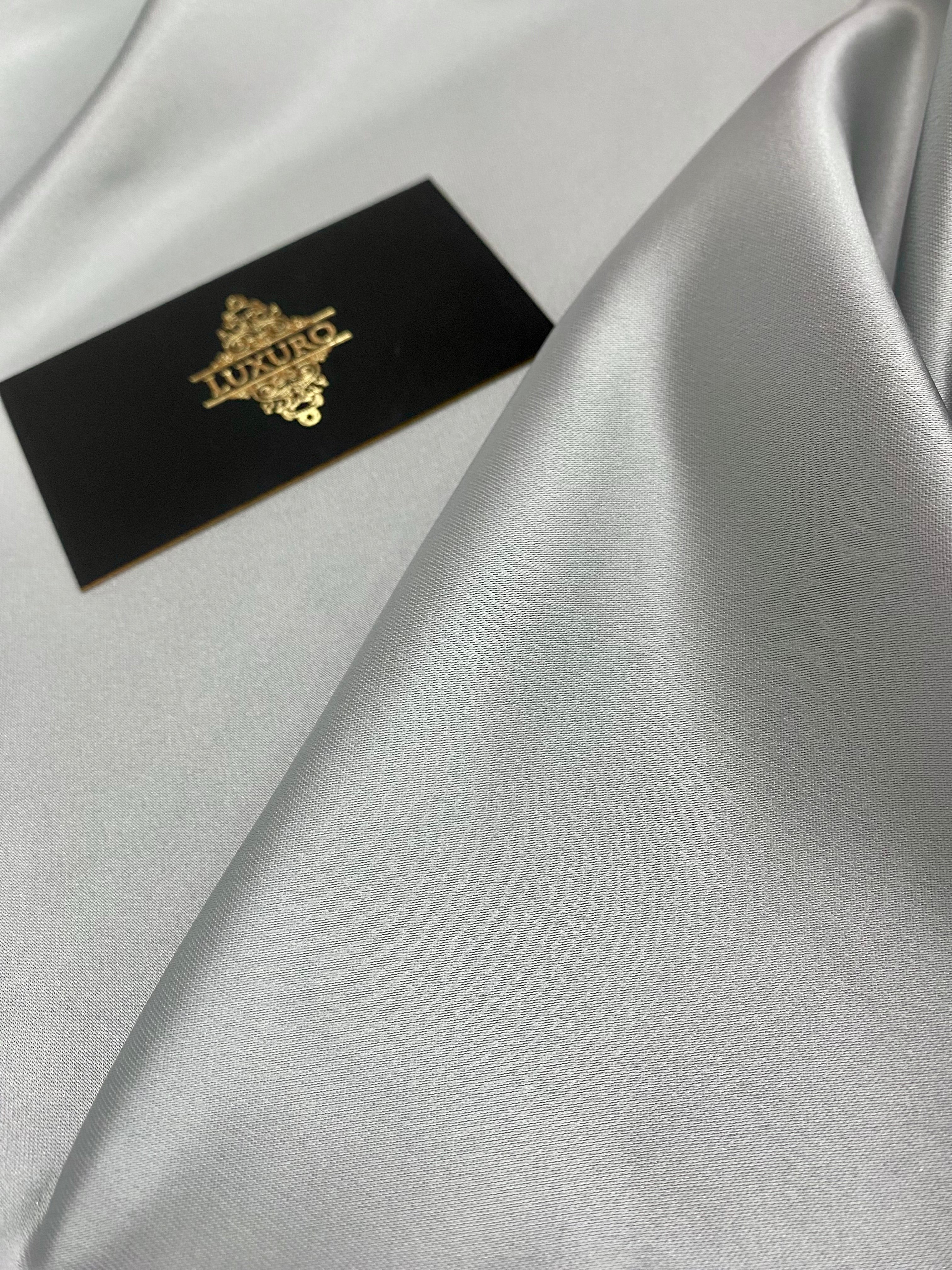 Premium Fixed Taffeta Silver Pearl