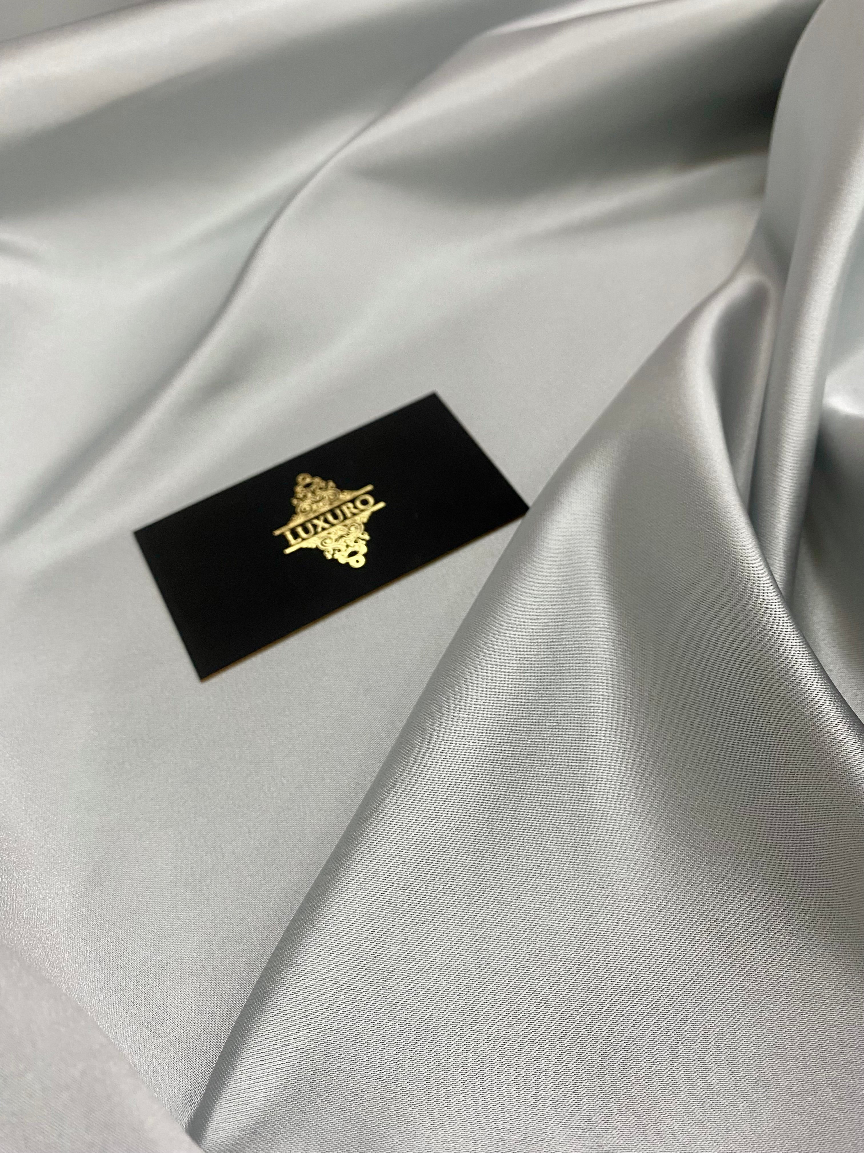Premium Fixed Taffeta Silver Pearl