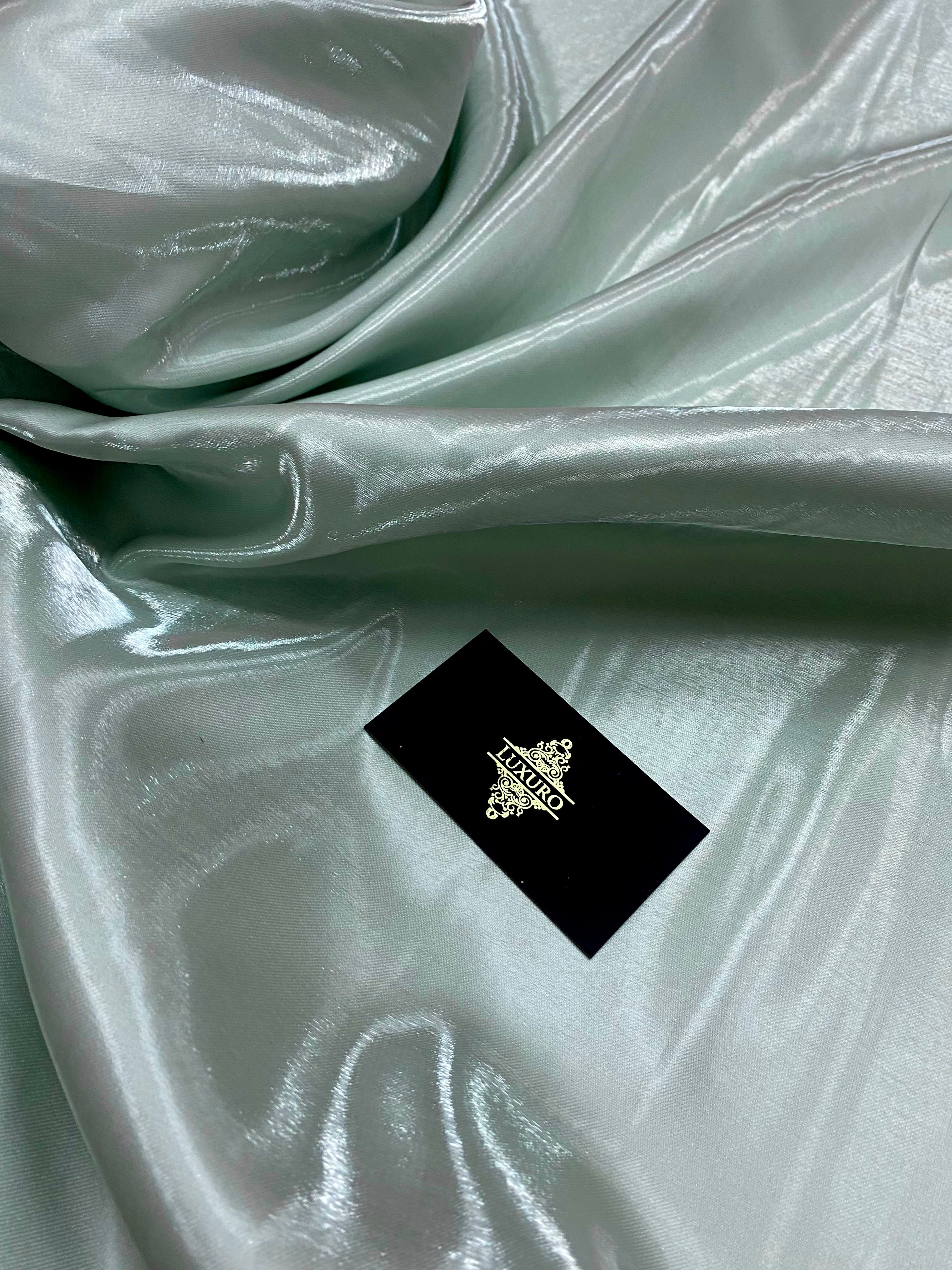 Zöld Kacsa Tojás Színű Folyékony Satin Fix