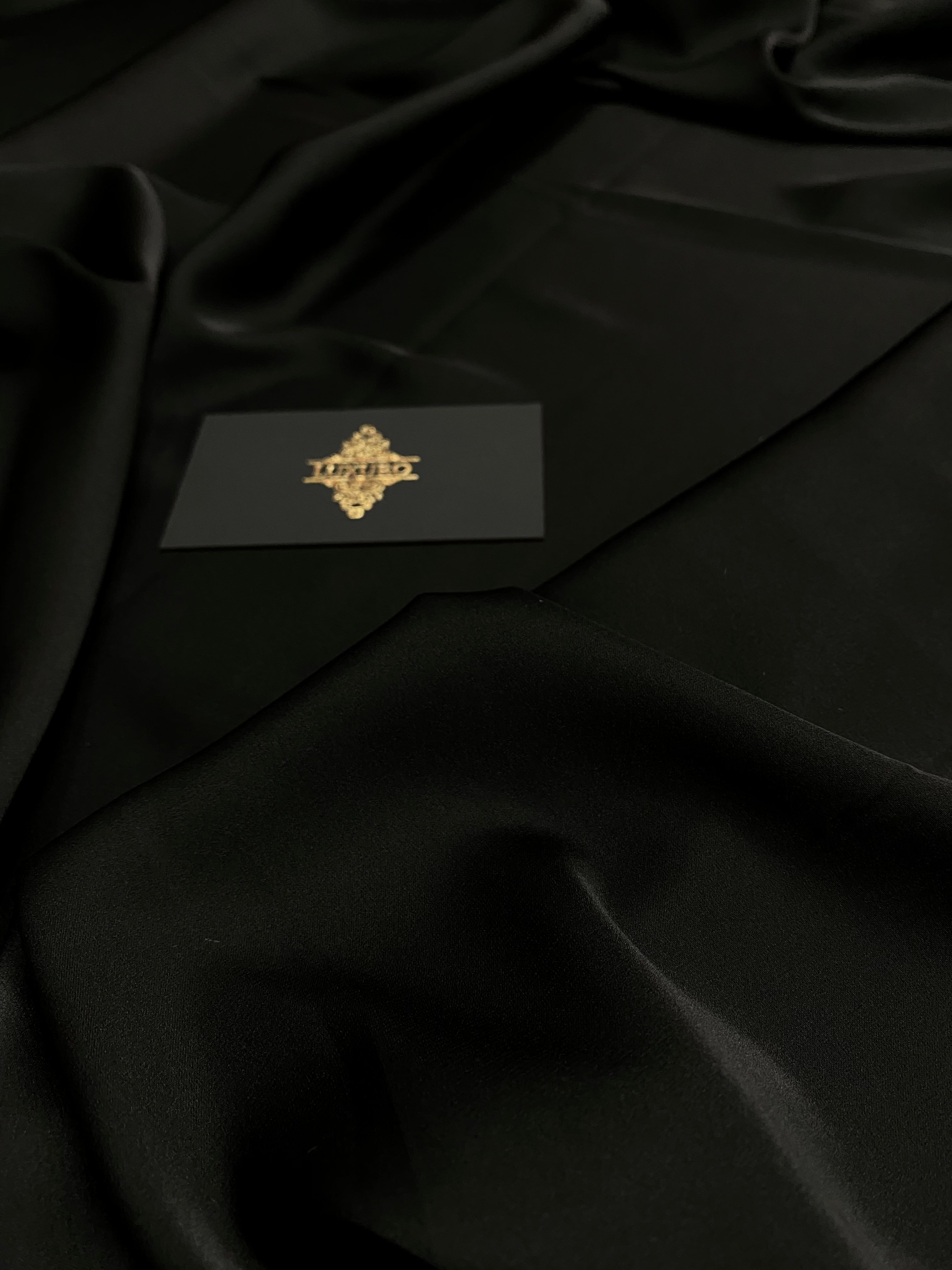 Satin Elastic Matasos Premium Negru