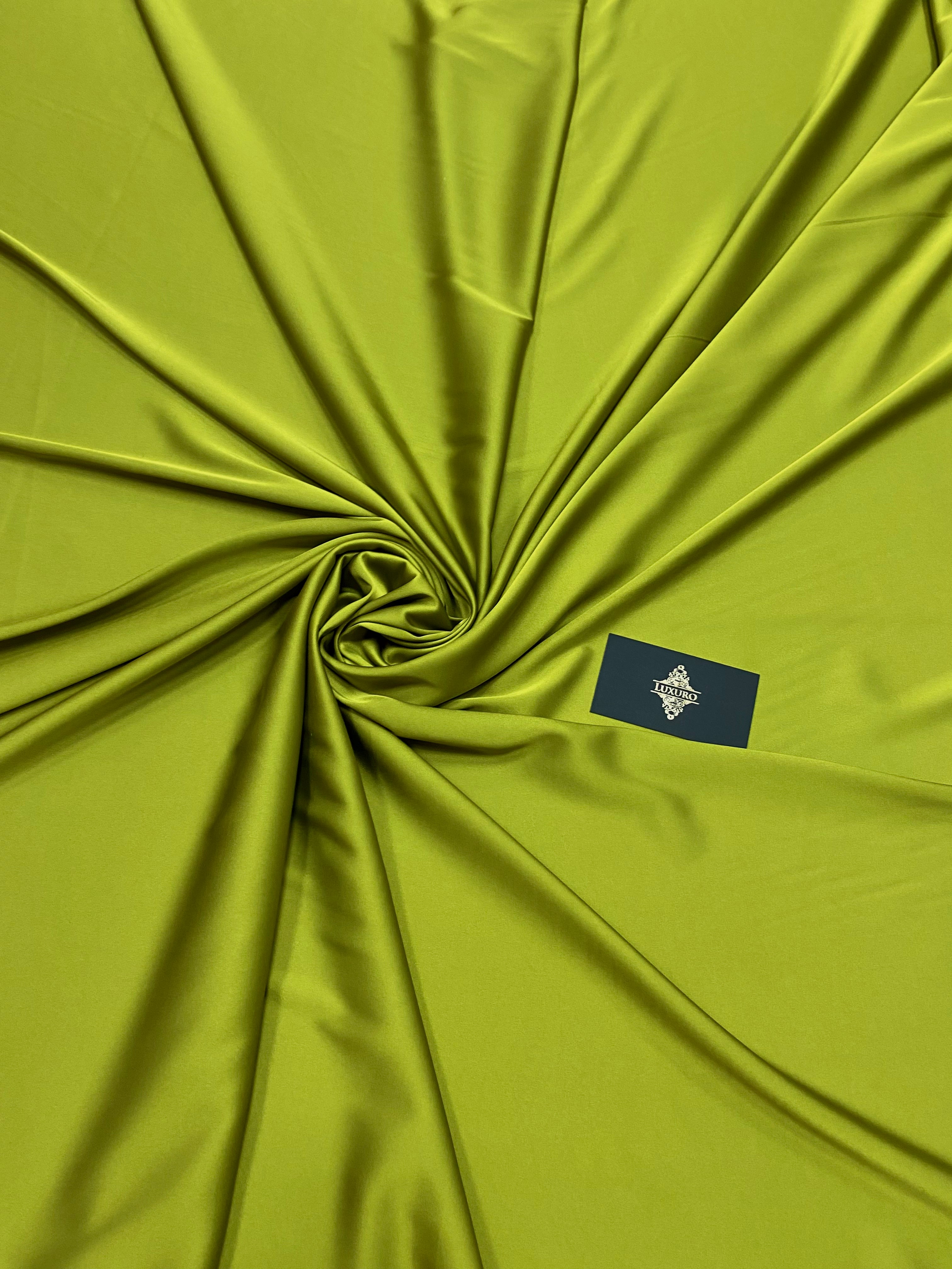 Premium Silky Elastic Satin Pistachio