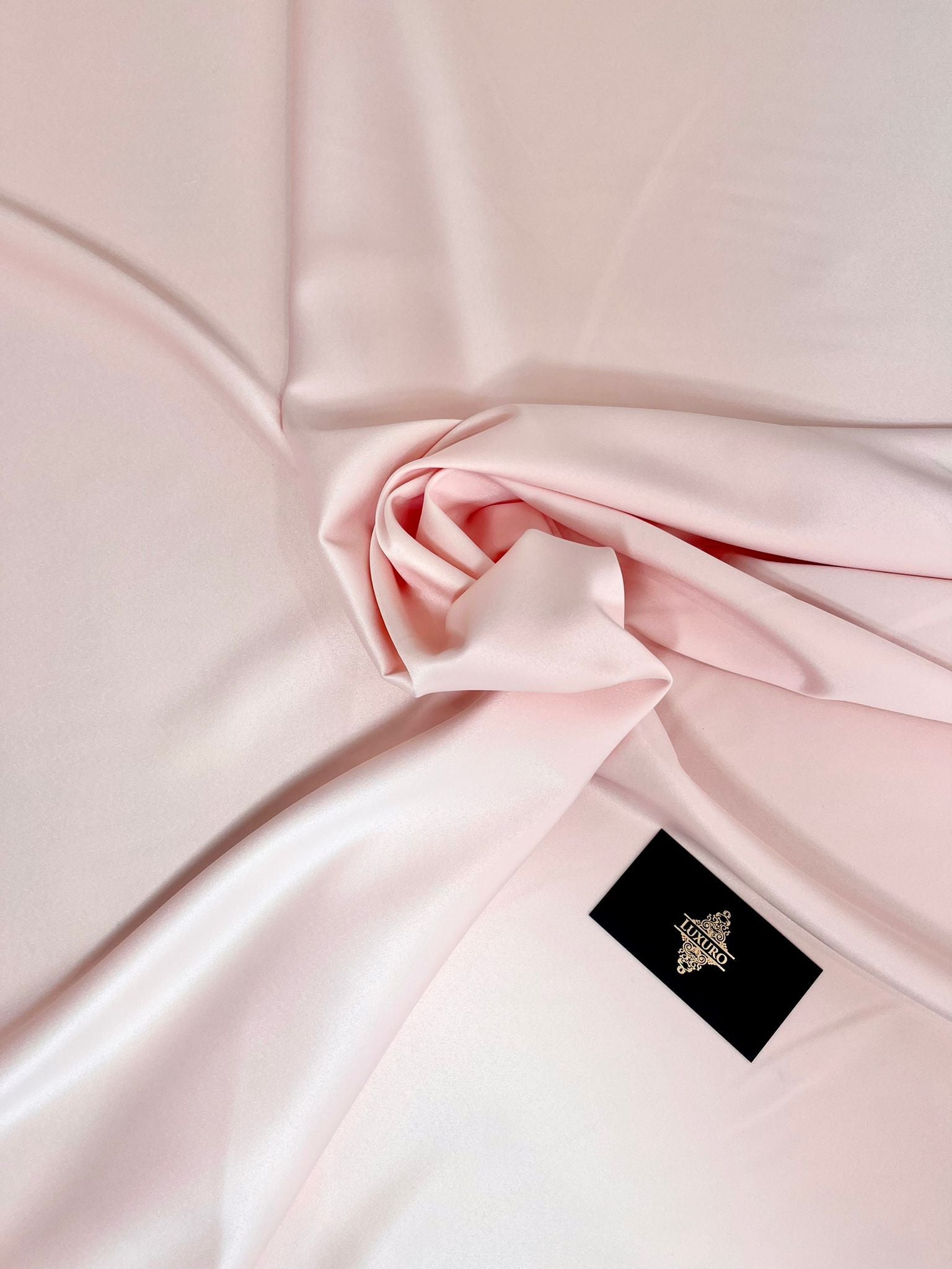 Premium Elastic Taffeta Pearl Light Salmon Pink