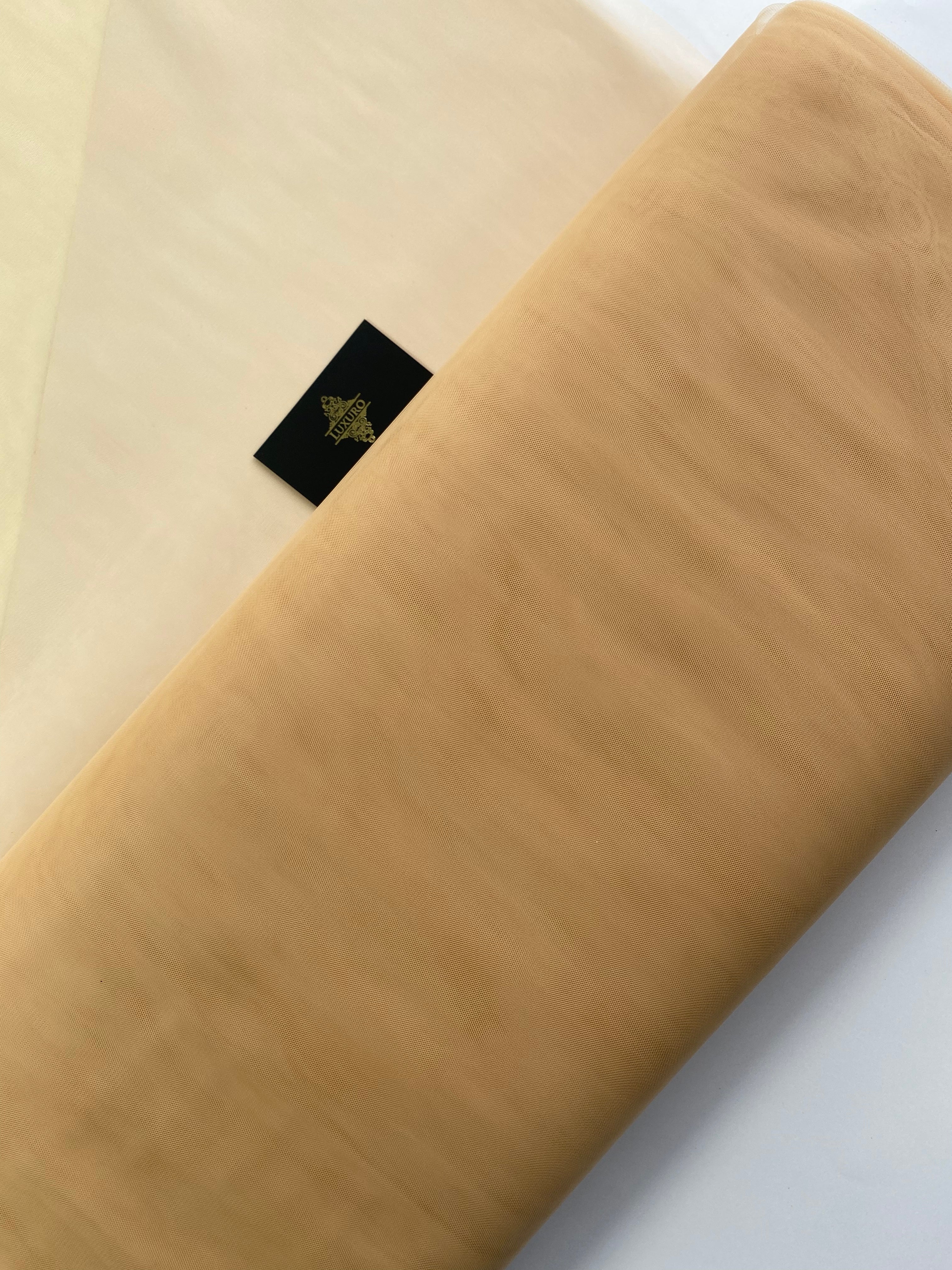 Tüll Klasszikus Világos Nude - 3 m Szélesség