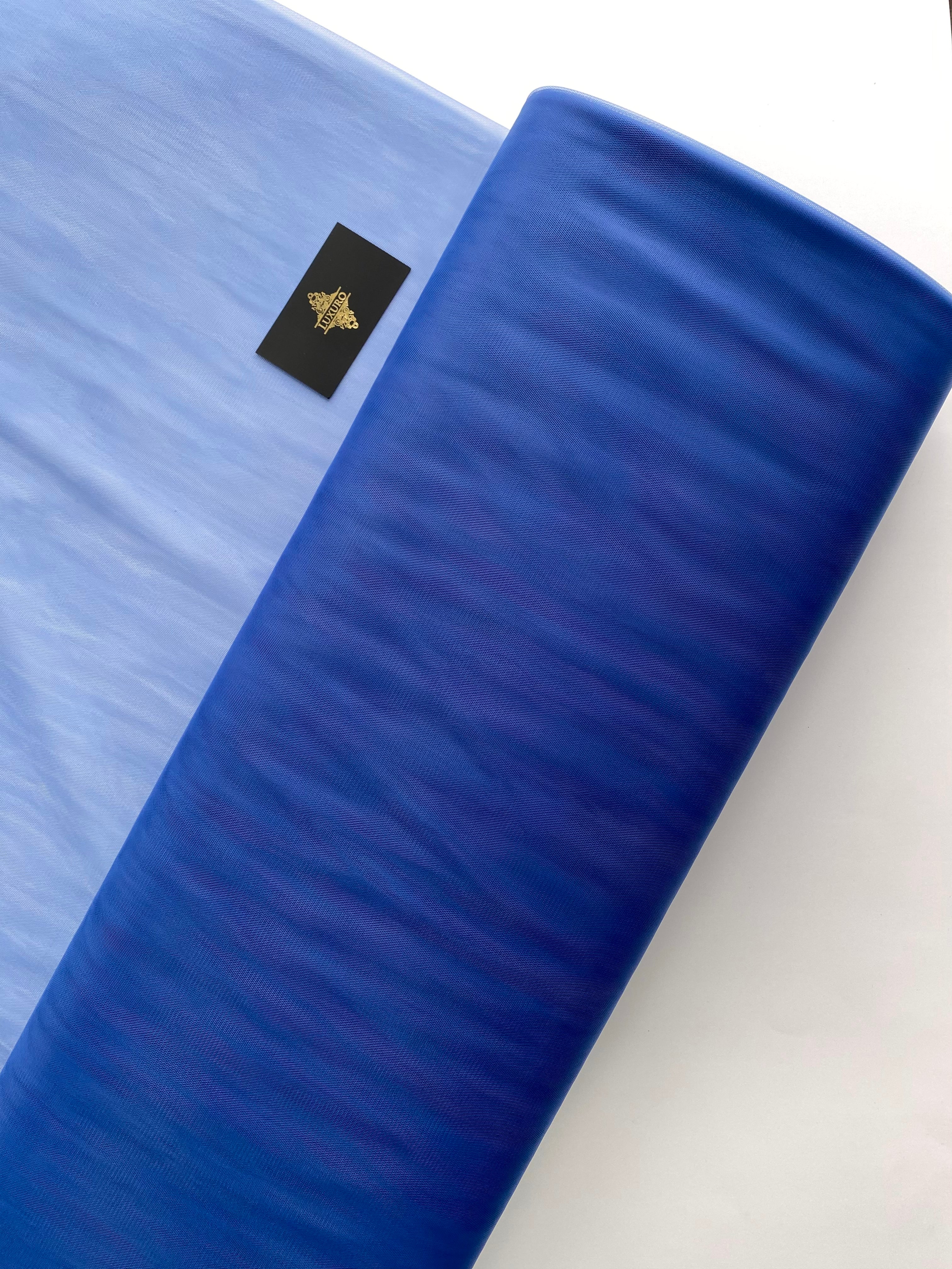 Tulle Clasic Albastru Inchis - 3 m Latime