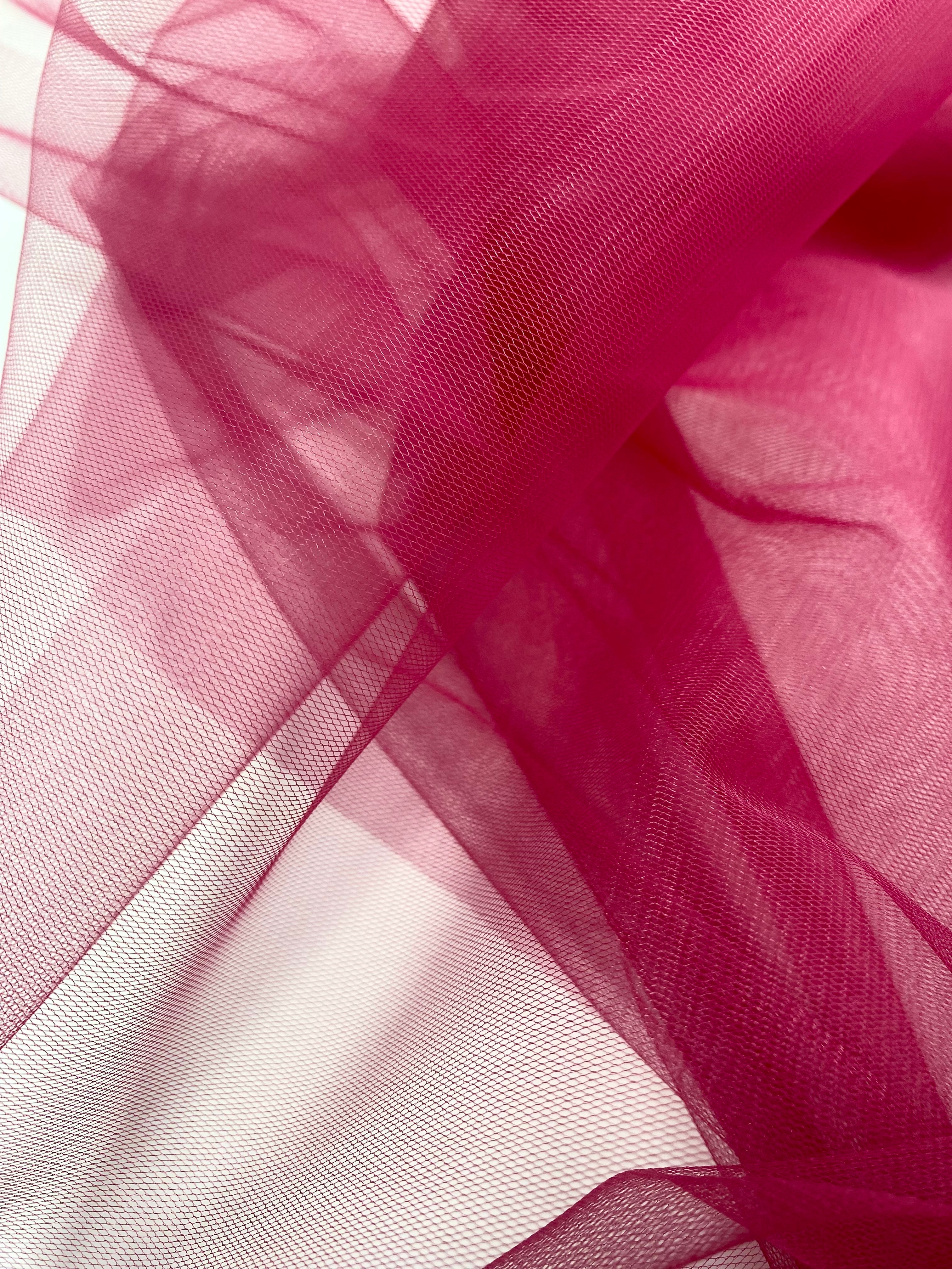 Tulle Clasic Magenta Inchis - 3 m Latime