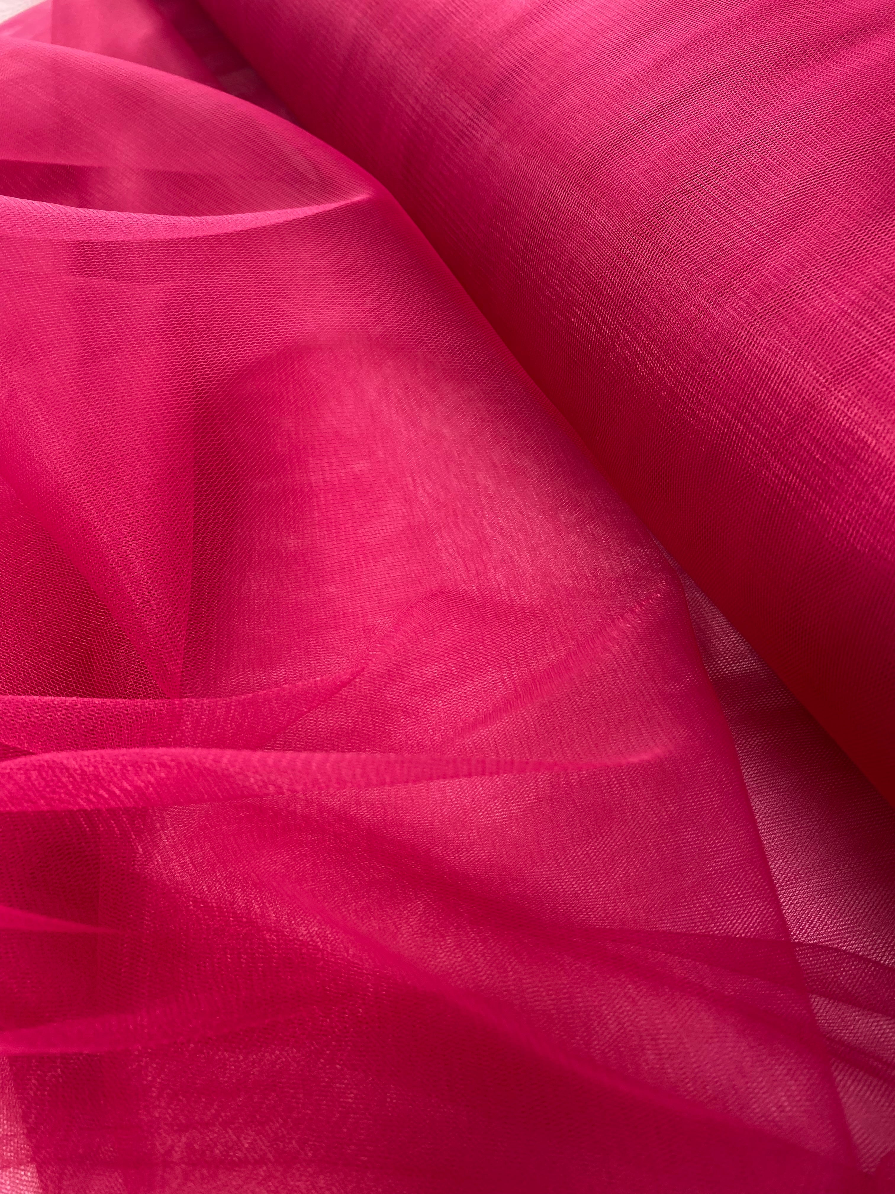 Tulle Clasic Magenta Inchis - 3 m Latime