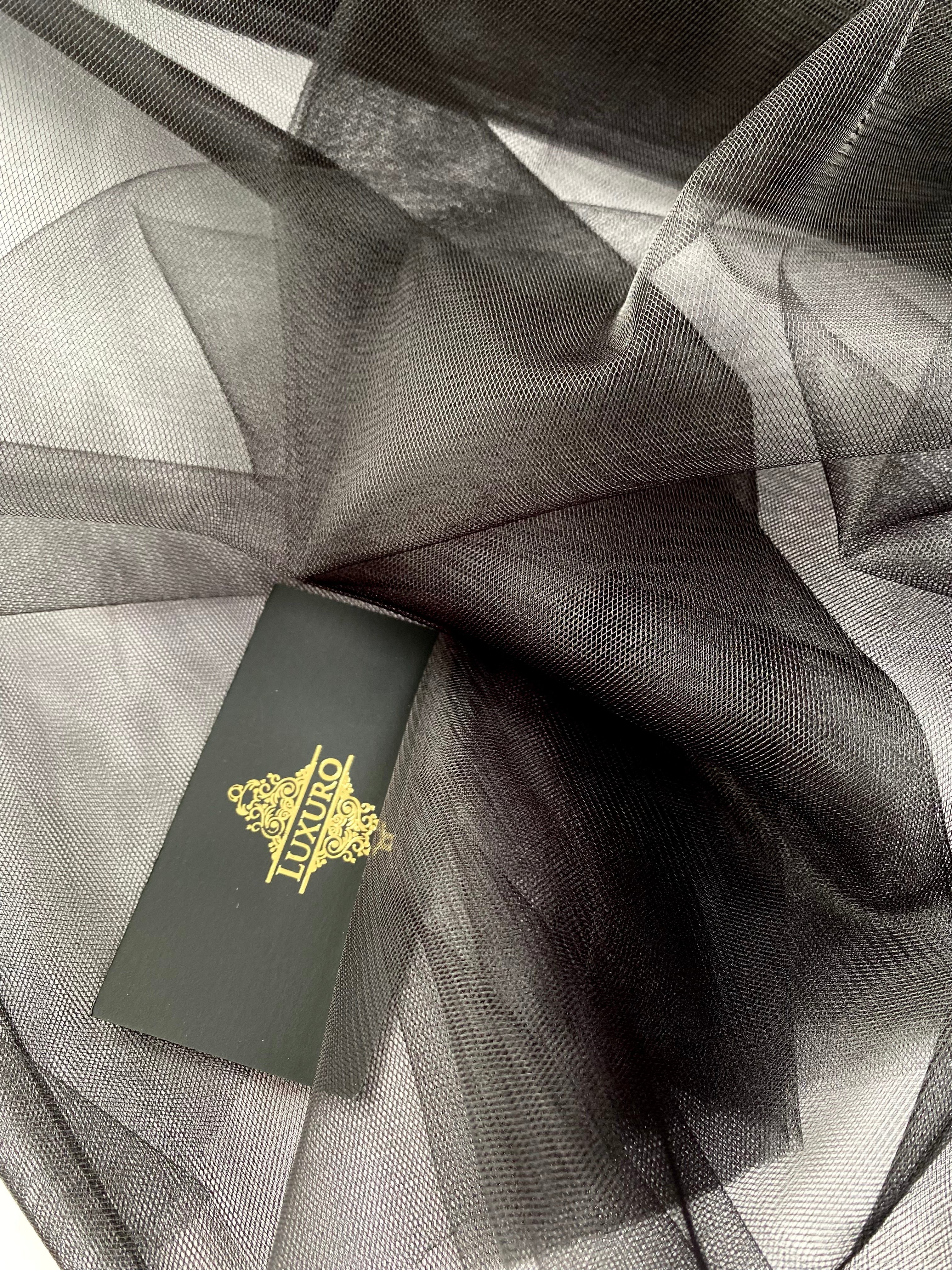 Black Classic Tulle - 3 m Width