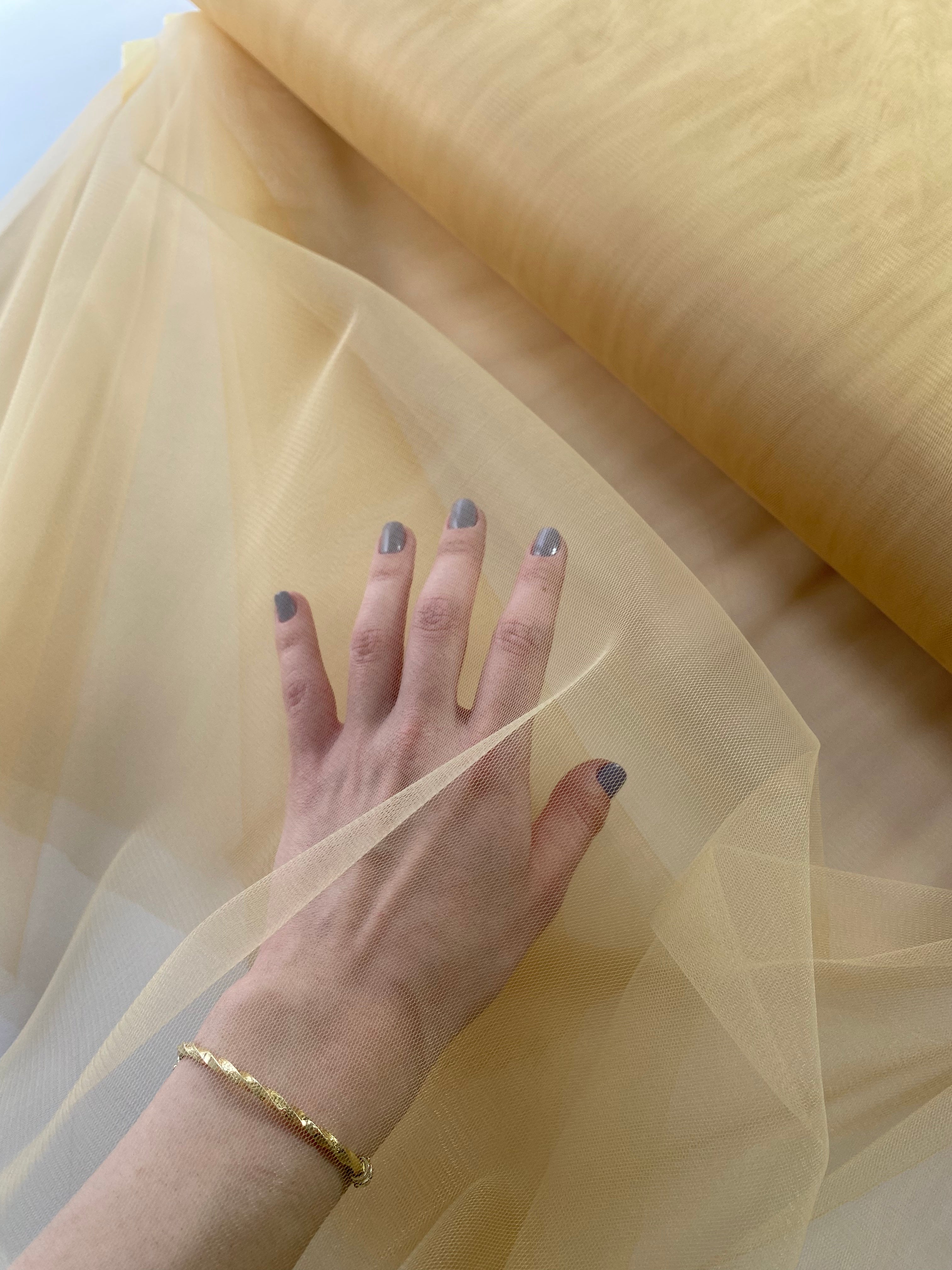 Tulle Classic Dark Cappuccino - 3 m Width