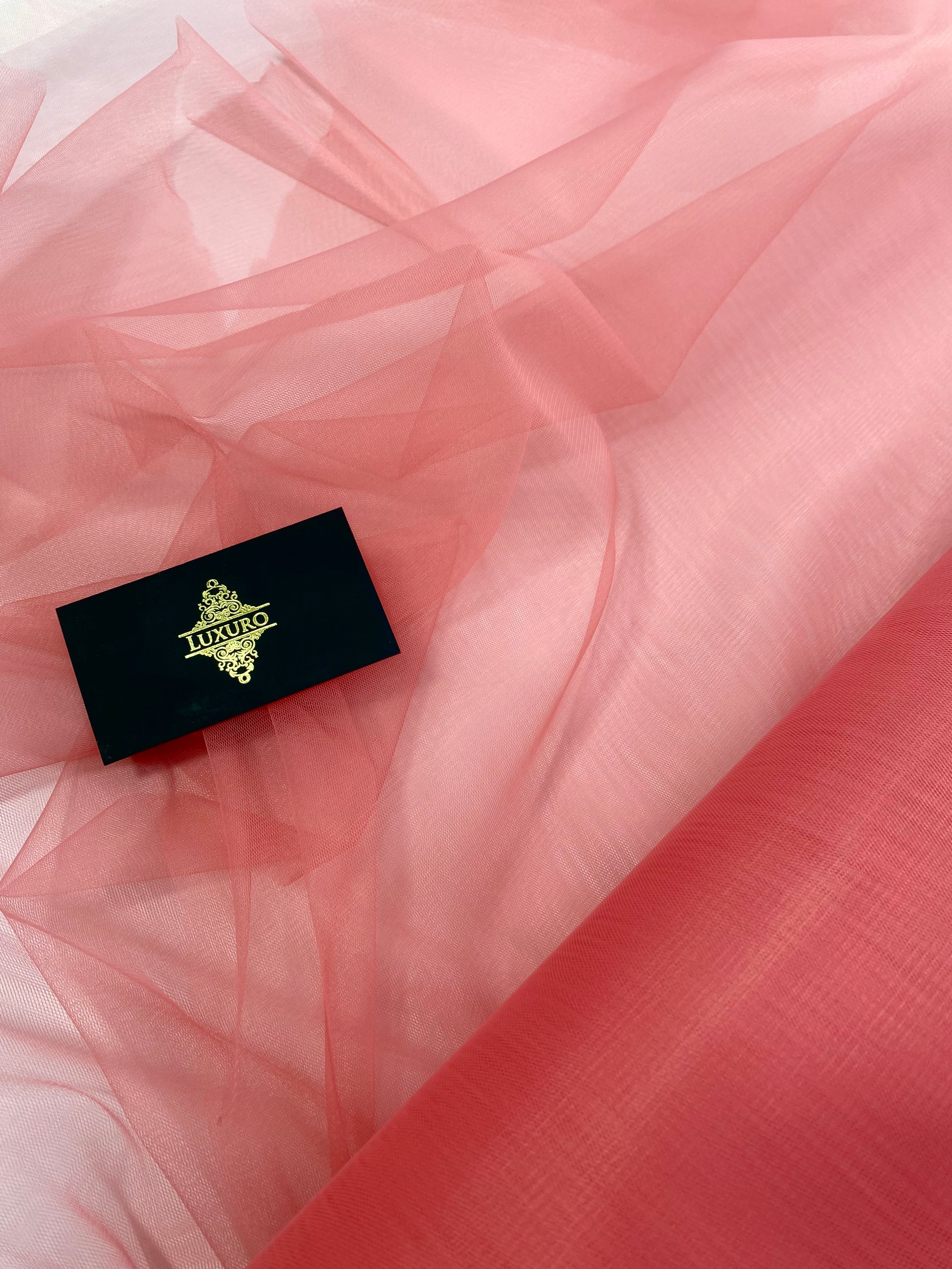 Tulle Classic Dark Salmon - 3 m Width