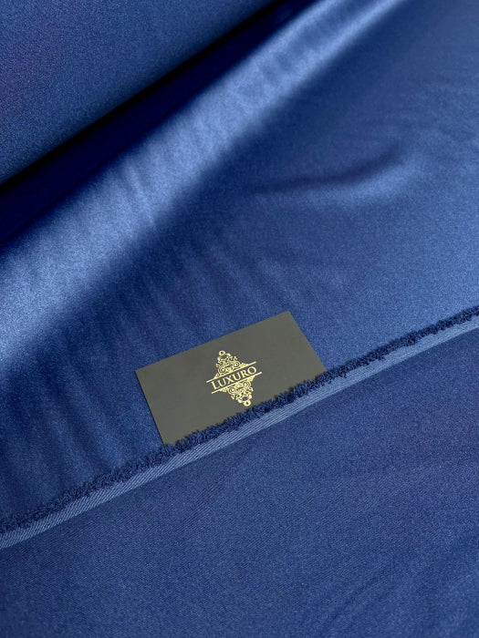 Tafta Elastica Premium Sidefata Bleumarin