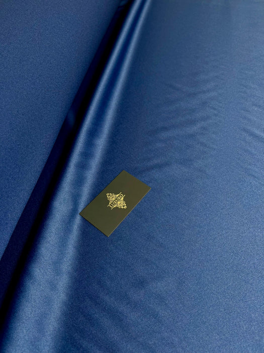 Premium Elastic Taffeta Pearl Navy Blue