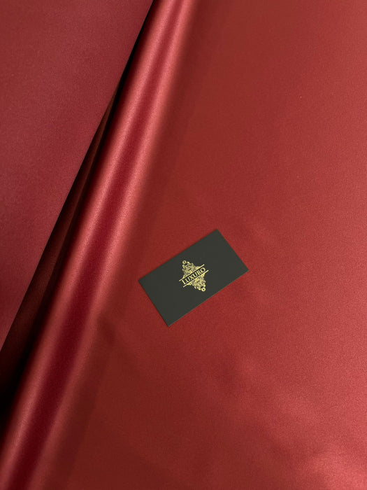 Premium Elastic Taffeta Pearl Bordeaux