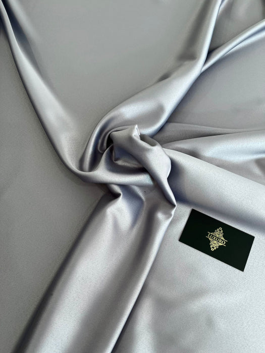Premium Elastic Taffeta Pearl Grey 
