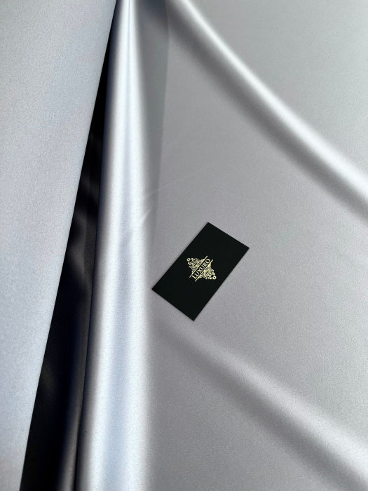Premium Elastic Taffeta Pearl Grey 