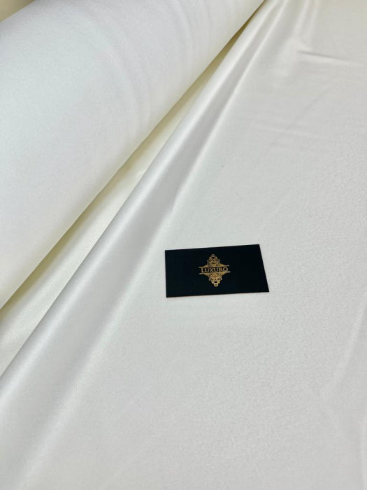 Premium Elastic Taffeta Sideface Ivory