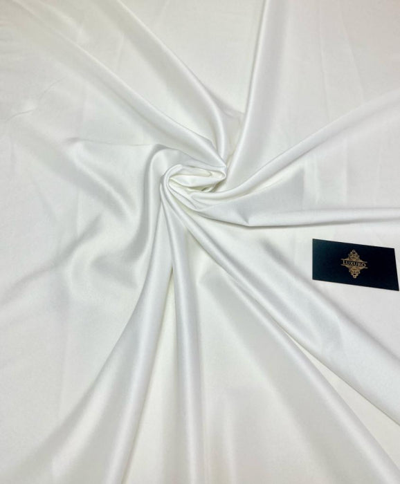 Premium Elastic Taffeta Sideface Ivory