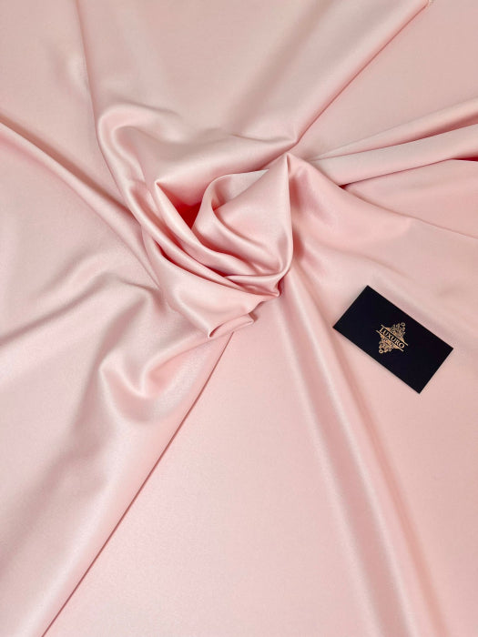 Premium Elastic Taffeta Pearl Dark Salmon Pink