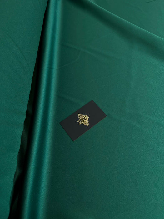 Premium Elastic Taffeta Emerald Green Pearl 